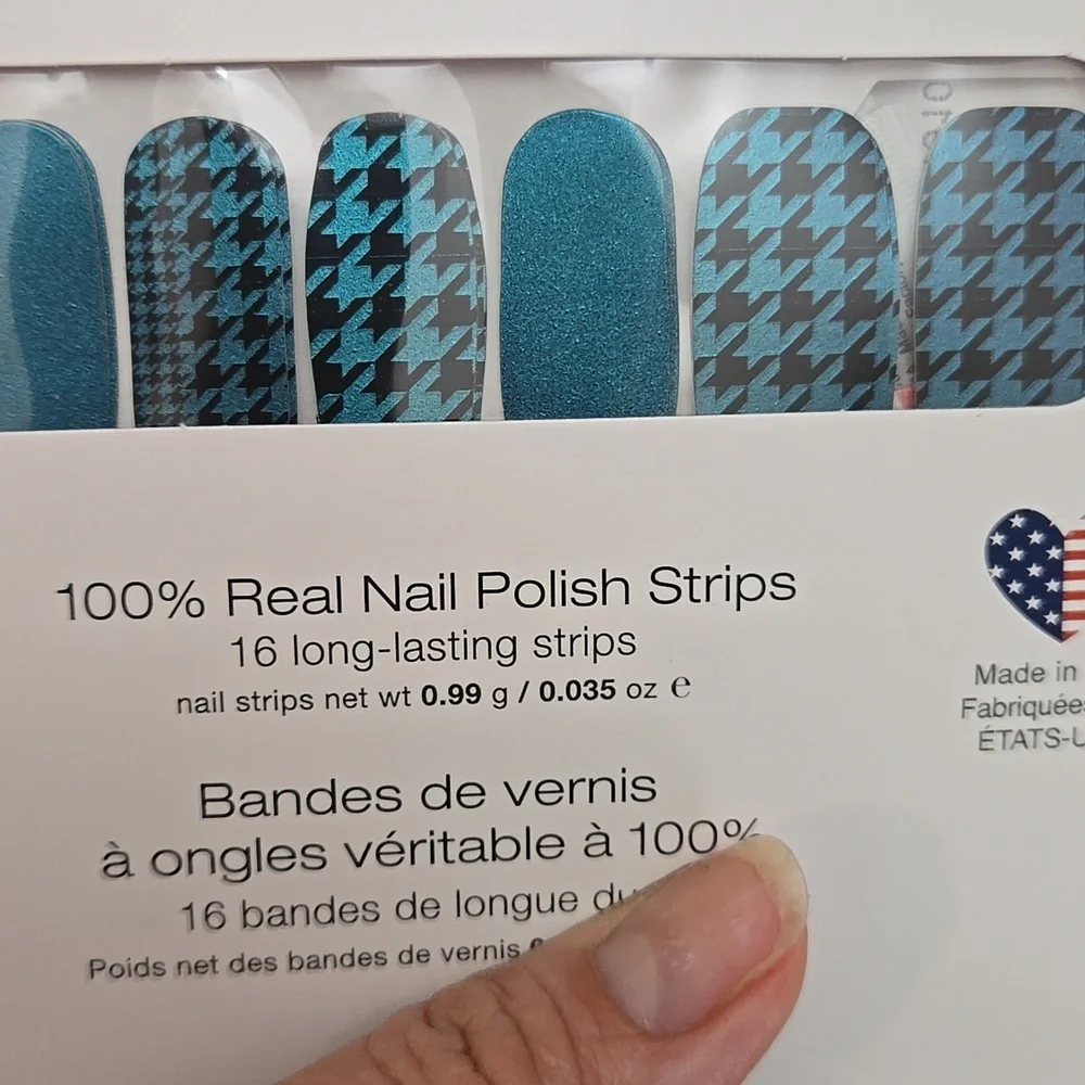 Color Street - Suit Yourself Blue Plaid (Duochrome) - RETIRED New